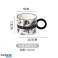 Set de 2 tazas en caja decorativa PARA TI, blanco y negro, 310ml KB11 fotografía 6