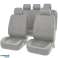 AG338G Stoelbekleding eco leer grijs foto 1