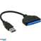 AK273A USB 3.0 sata adapterkabel foto 1