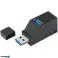 APT AK337 AK337 USB 3.0 Hub černý fotka 2