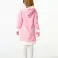 Sudadera con capucha de vestir de algodón suave rosa conejito para niña fotografía 1