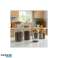 Suikerpot, gegroefde container met bamboe deksel, maat S, 550 ml 1 st SZK167 foto 3
