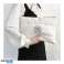 Mujeres&amp;#039; s neceser, grande, acolchado, impermeable, blanco, 22 x 31cm KS144B fotografía 3