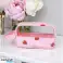 Faltbare Kosmetiktasche, tragbares Etui, Größe S, 22x7x13cm, STRAWBERRIES, KS149 Bild 1