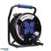 Professionele IP44 kabelhaspel. 4 stopcontacten 2P Z. oliebestendige rubberen kabel. H07RN F 3x2,5 mm?. lengte 40m. unieke CUBE standaard. foto 3