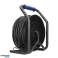 Professionele IP44 kabelhaspel. 4 stopcontacten 2P Z. oliebestendige rubberen kabel. H07RN F 3x2,5 mm?. lengte 40m. unieke CUBE standaard. foto 5