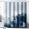 Cortina de ducha, impresa en 3D, impermeable 200x180 cm ZPR22 fotografía 1