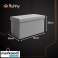 Pilko audinio pufas 76x38x38cm Ruhhy 26131 nuotrauka 2