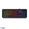 Meetion MT-K9320 Rainbow Lighting Gaming Tangentbord, Vattentät, USB, Svart bild 2