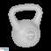 Kettlebell bituminosa 4 kg gris REBEL ACTIVE fotografía 1