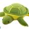 Groene Schildpad Pluche Mascotte 55 cm foto 1