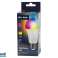 87 411 # E27 LED pære 10W 230V RGB CW 2stk wifi billede 4