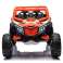 OP BATTERIJEN WERKENDE BUGGY AUTO UTV NEL 901 ORANJE 4x4 foto 3