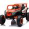 OP BATTERIJEN WERKENDE BUGGY AUTO UTV NEL 901 ORANJE 4x4 foto 4