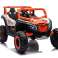 OP BATTERIJEN WERKENDE BUGGY AUTO UTV NEL 901 ORANJE 4x4 foto 1