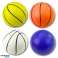 Foam Basketball for Bouncing Kicking Fun 12cm image 1