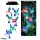 Solar Garden Lights LED Hummingbird Bells Blue 70cm image 3
