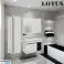 Various bathroom furniture 4 pieces incl. ceramic washbasin LED lighting image 2