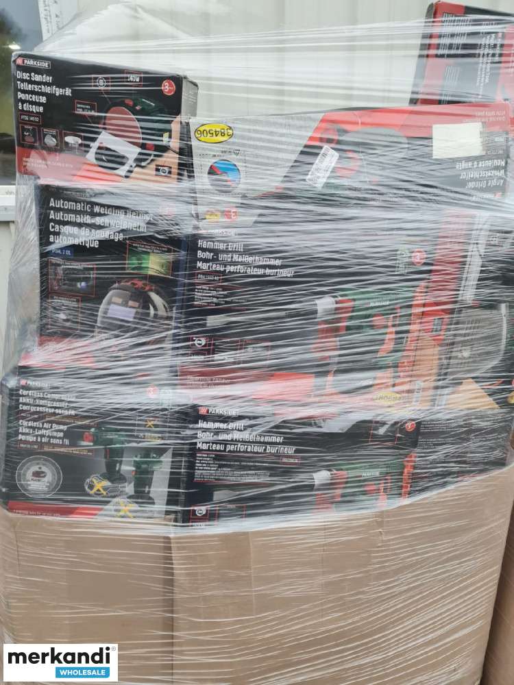 LKWLadung Lidl Retouren von SilverCrest, Parkside & More, 815 Teile