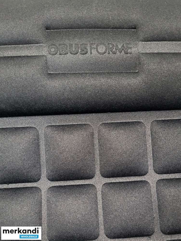 ObusForme Back and Seat Heated Car Cushion - Black