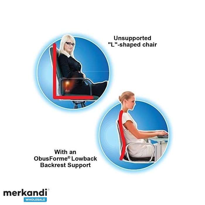 Obusforme Customair Backrest W/adj Lumbar Support