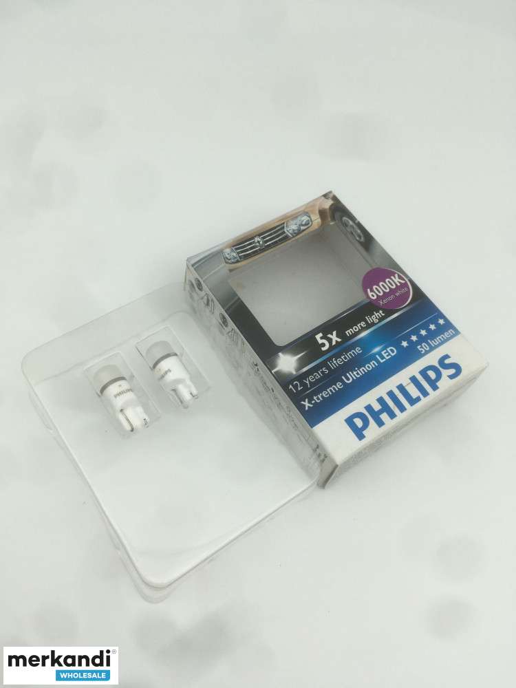 Лампы W5W T10 – Philips X-treme Vision LED 6000K Белая
