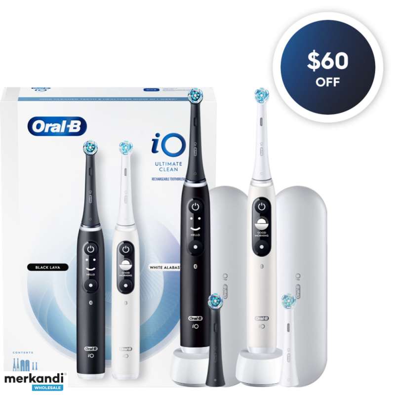 Oral-B iO Ultimate Clean Cabezales de Recambio, Pack De 4 Unidades, Blanco  - Original : : Salud y cuidado personal