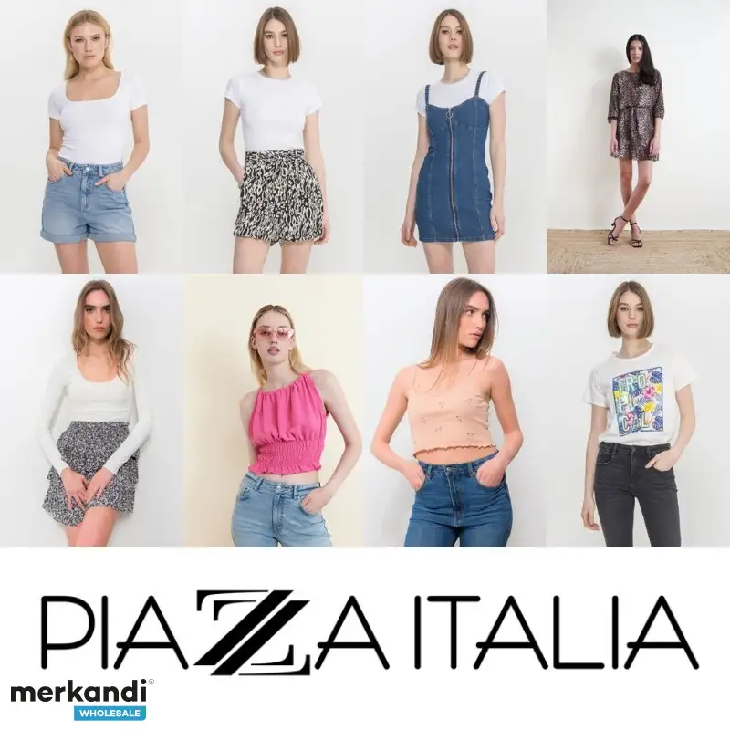 Verão Marca de Roupa Feminina Piazza Italia - Exclusive Lot Merkandi -  Espanha, Novo - plataforma de atacado