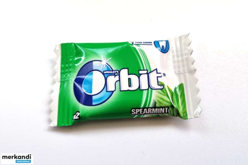 ORBIT Spearmint & Bubblemint Single Portion Number of pieces: 2 SUGAR ...